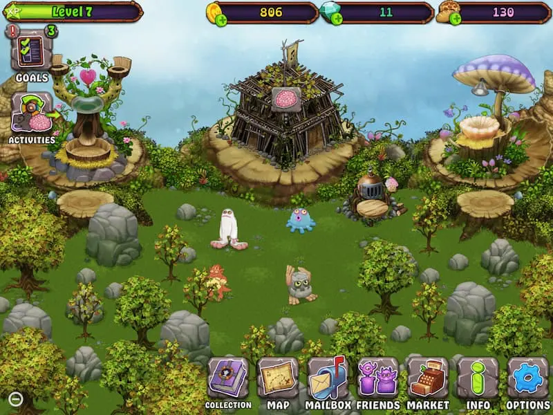 My Singing Monsters iPad music game